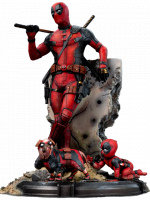 Soška Marvel - Deadpool (Iron Studios)