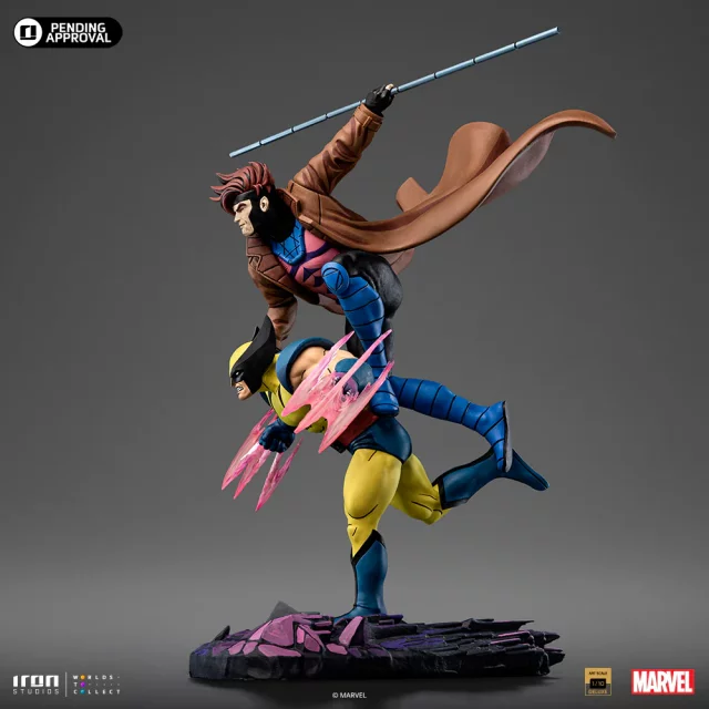 Soška Marvel - Gambit & Wolverine Deluxe (Iron Studios)