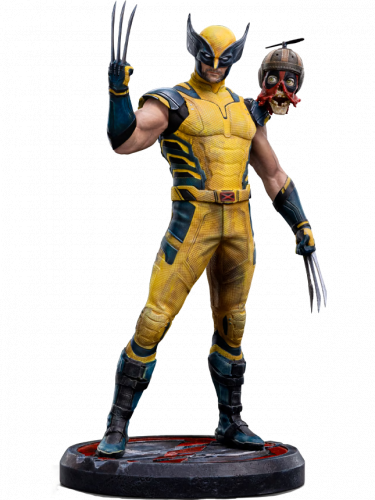 Soška Marvel - Wolverine & Deadpool Head (Iron Studios)
