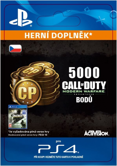 5,000 Call of Duty: Modern Warfare Remastered (PS4 DIGITAL) (PS4)