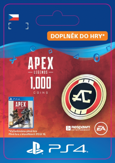 Apex Legends - 1,000 Apex Coins (PS4 DIGITAL) (PS4)