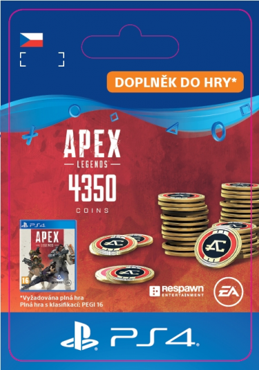 Apex Legends - 4,000+350 Bonus Apex Coins (PS4 DIGITAL) (PS4)