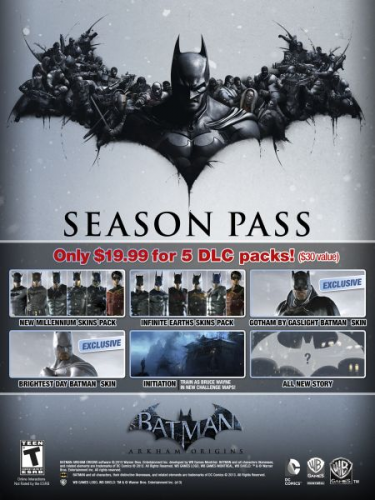 Batman: Arkham Origins Season Pass (PC) DIGITAL (DIGITAL)