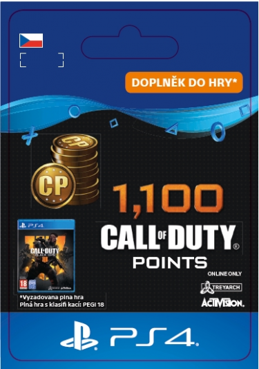 Call of Duty: Black Ops 4 - 1000 + 100 points (PS4 DIGITAL) (PS4)
