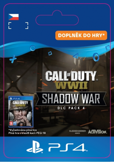 COD: WWII Shadow War: DLC Pack4 (PS4 DIGITAL) (PS4)