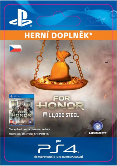 For Honor - 11 000 Steel Credits Pack (PS4 DIGITAL) (PS4)