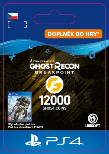 Ghost Recon Breakpoint - 9600 (+2400) Ghost Coins (PS4 DIGITAL) (PS4)