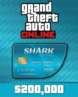 Grand Theft Auto V Online Tiger Shark Cash Card 200,000$ GTA 5 (PC)