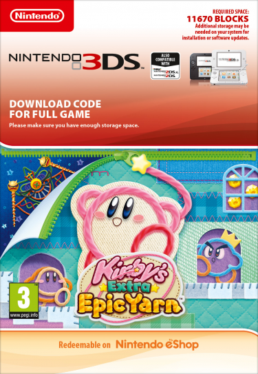 Kirby's Extra Epic Yarn (3DS) DIGITAL (SWITCH)