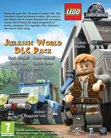 LEGO Jurassic World: Jurassic World DLC Pack (PC) DIGITAL (DIGITAL)