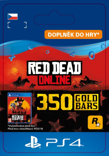 Red Dead Online: 350 Gold Bars (PS4 DIGITAL) (PS4)