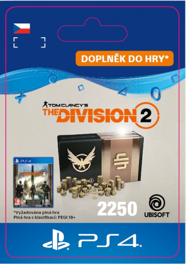 The Division 2 - 2250 Credits (PS4 DIGITAL) (PS4)