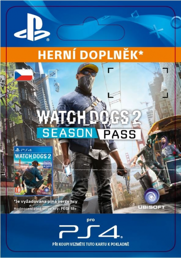 Watch Dogs 2 - Season Pass (PS4 DIGITAL) (PS4)
