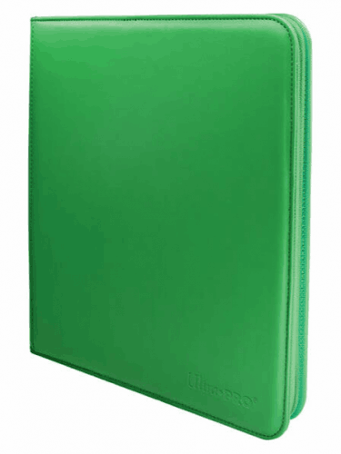 Album na karty Ultra PRO - 12-Pocket Zippered PRO-Binder - Green (480 karet)