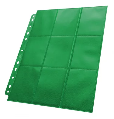 Stránka do alba Ultimate Guard - Side Loaded 18-Pocket Pages Green (1 ks)