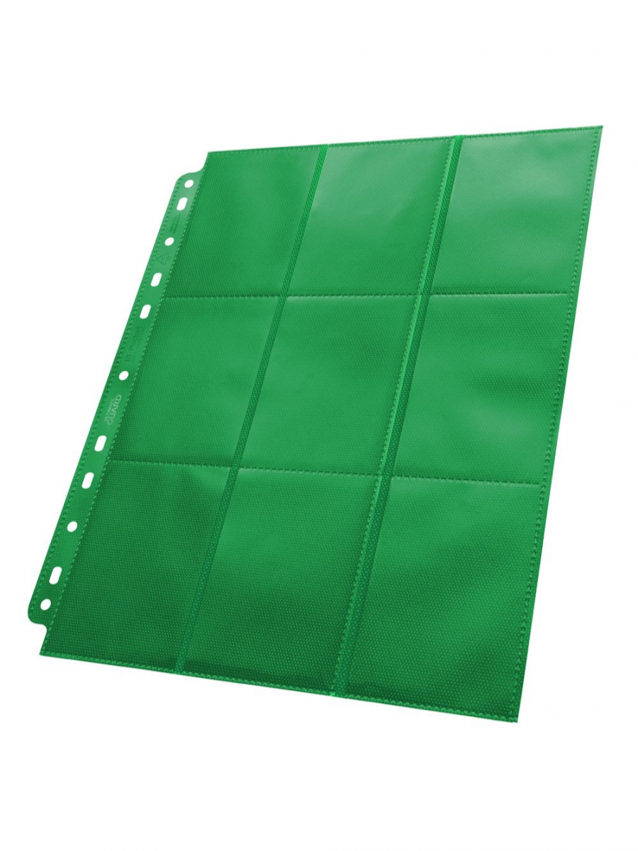 Heo GmbH Stránka do alba Ultimate Guard - Side Loaded 18-Pocket Pages Green (1 ks)