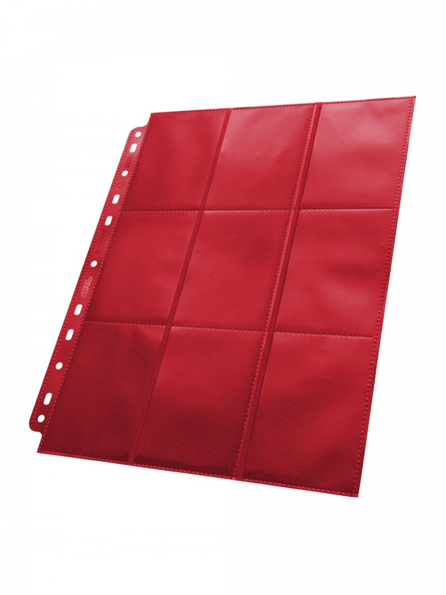 Heo GmbH Stránka do alba Ultimate Guard - Side Loaded 18-Pocket Pages Red (1 ks)