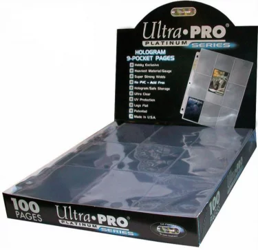 Stránka do alba Ultra Pro - 9-Pocket Platinum Pages (100 ks)
