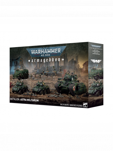 W40k: Armageddon - Battalion: Astra Militarum (14 figurek)