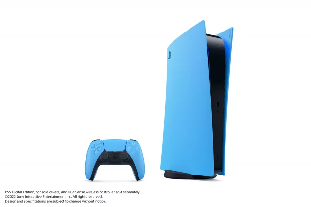 Kryt na konzoli PlayStation 5 Digital Edition - Starlight Blue