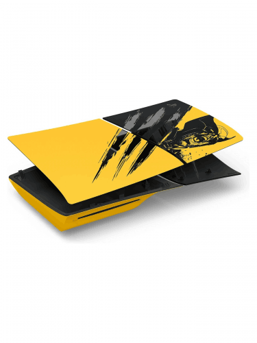 Kryt na konzoli PlayStation 5 Slim - Marvel’s Wolverine Battle Yellow Limited Edition (PS5)
