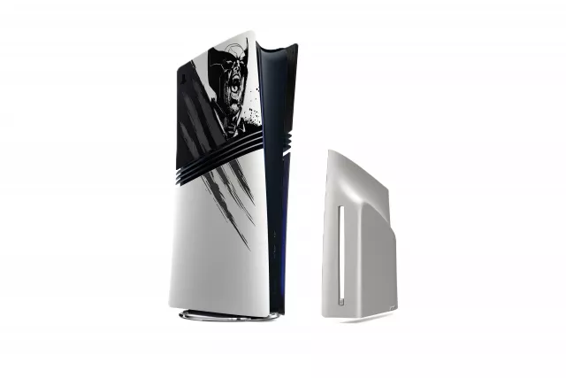 Kryt na konzoli PlayStation 5 Pro - Marvel’s Wolverine Adamantium Limited Edition - Příslušenství
