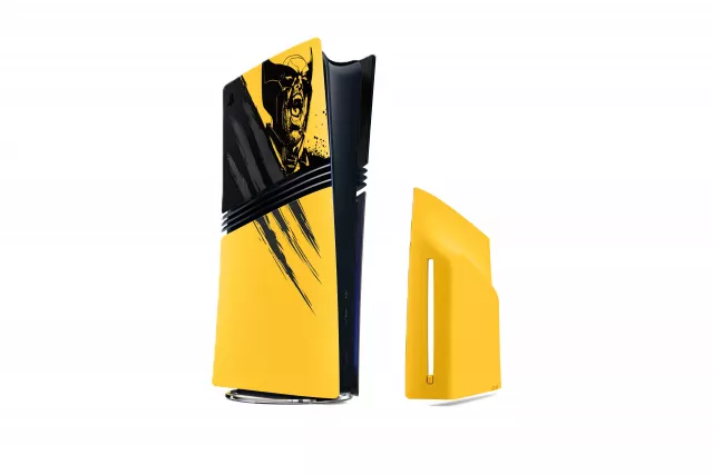 Kryt na konzoli PlayStation 5 Pro - Marvel’s Wolverine Battle Yellow Limited Edition - Příslušenství