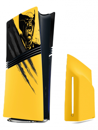 Kryt na konzoli PlayStation 5 Pro - Marvel’s Wolverine Battle Yellow Limited Edition (PS5)