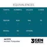 AK 3Gen (Archaic Turquoise - Acrylic) - základní barva, archaická tyrkysová