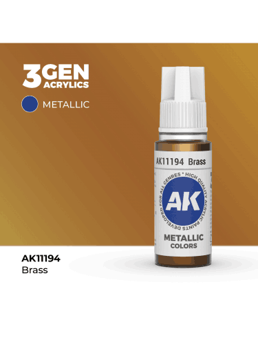 AK 3Gen (Brass - Metallic) - základní barva, barva mosazi