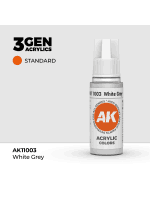 AK 3Gen (White Grey - Acrylic) - základní barva, bílo-šedá
