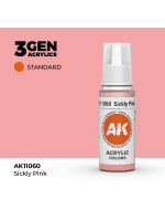 AK 3Gen (Sickly Pink - Acrylic) - základní barva, bledě růžová
