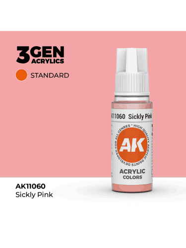 AK 3Gen (Sickly Pink - Acrylic) - základní barva, bledě růžová