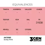 AK 3Gen (Sickly Pink - Acrylic) - základní barva, bledě růžová