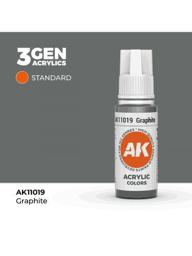 AK 3Gen (Graphite - Acrylic) - základní barva, grafitová