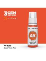 AK 3Gen (Cadmium Red - Acrylic) - základní barva, kadmiová červená