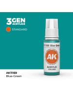 AK 3Gen (Blue-Green - Acrylic) - základní barva, modro-zelená
