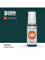 AK 3Gen (Ocean Blue - Acrylic) - základní barva, oceánská modrá
