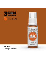 AK 3Gen (Orange Brown - Acrylic) - základní barva, oranžovo-hnědá