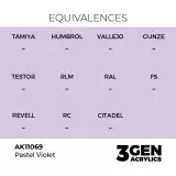 AK 3Gen (Pastel Violet - Pastel) - základní barva, pastelově fialová