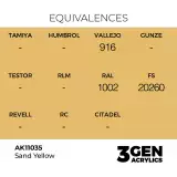 AK 3Gen (Sand Yellow - Acrylic) - základní barva, pískově žlutá