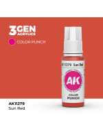 AK 3Gen (Sun Red - Punch) - základní barva, sluneční červená