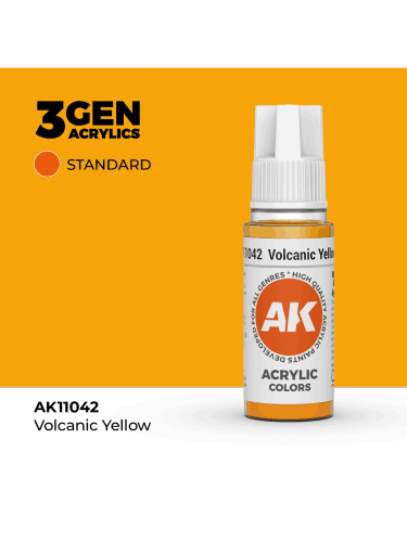 AK 3Gen (Volcanic Yellow - Acrylic) - základní barva, sopečně žlutá