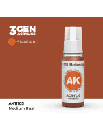 AK 3Gen (Medium Rust - Acrylic) - základní barva, středně rezavá