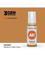 AK 3Gen (Medium Flesh Tone - Acrylic) - základní barva, střední odstín pleti