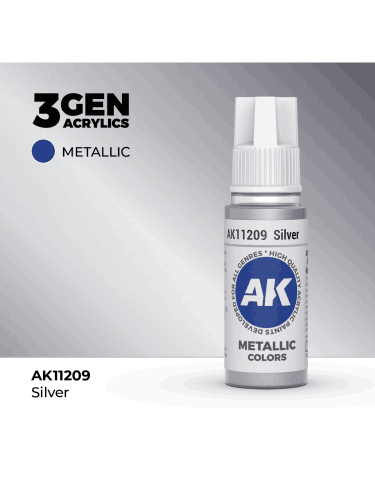 AK 3Gen (Silver - Metallic) - základní barva, stříbrná