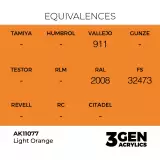 AK 3Gen (Light Orange - Acrylic) - základní barva, světle oranžová