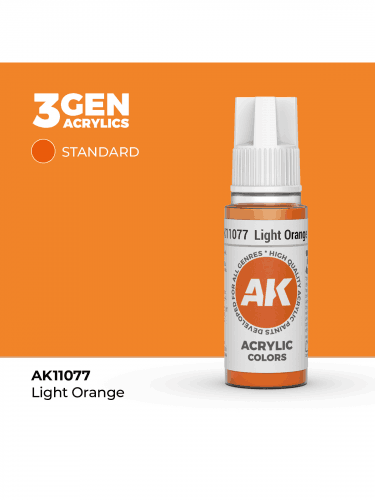 AK 3Gen (Light Orange - Acrylic) - základní barva, světle oranžová