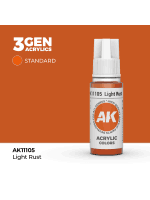 AK 3Gen (Light Rust - Acrylic) - základní barva, světle rezavá
