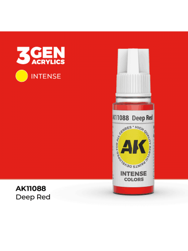 AK 3Gen (Deep Red - Intense) - základní barva, sytě červená